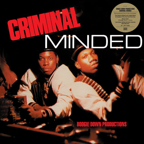 #235 Boogie Down Productions - Criminal Minded Double Gatefold Album