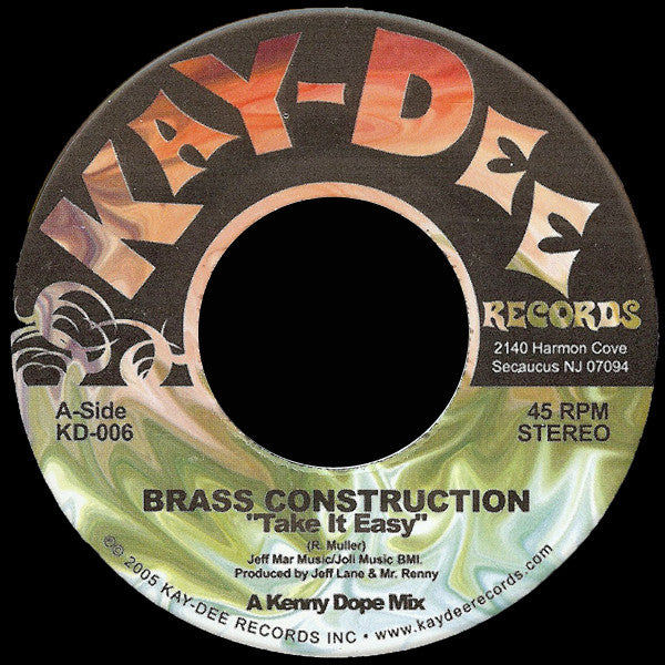 KD-006 Brass Construction - Take It Easy Kenny Dope Mixes
