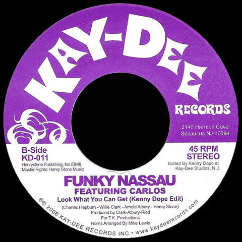 KD-011 Funky Nassau / Look What You Can Get - Bahama Soul Stew