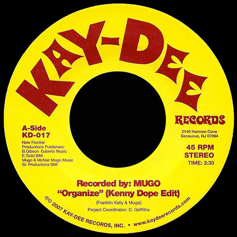 KD-017 Organized (Kenny Dope Edit) - Mugo