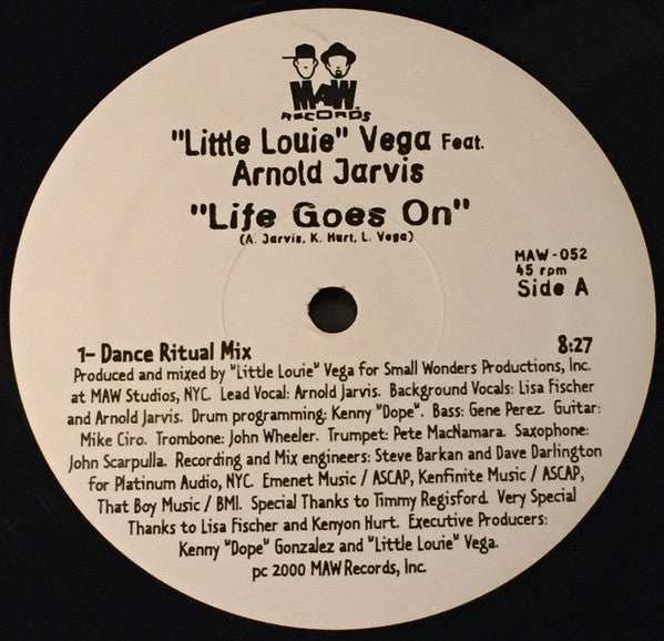 Maw-052 Life Goes On Little Louie Vega Feat. Arnold Jarvis