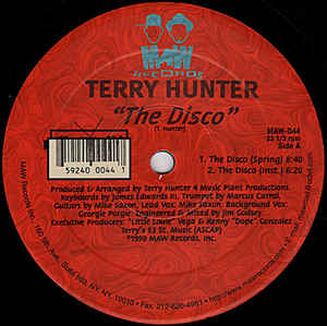 Maw-044 The Disco/Sweet Music Terry Hunter