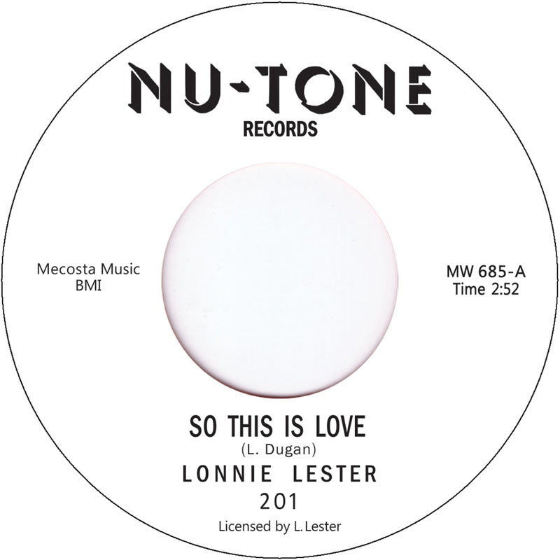 #106 So This Is Love/So This Is Love(Alternate Take) Sonny Lester