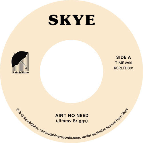 #600 Ain't No Need / Ain't No Need (Dance) - Skye