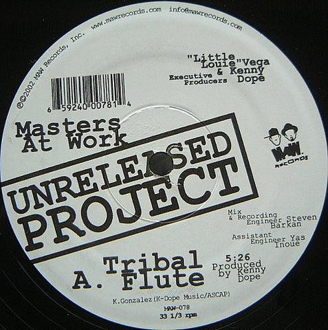 Maw-078 Tribal Flute/The Amazon Masters At Work Unreleased Project