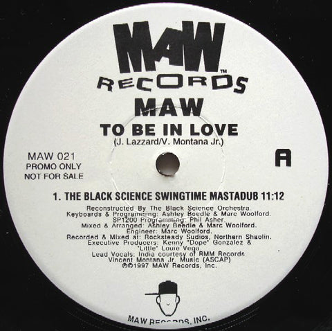 Maw-021 To Be In Love (Black Science Orchestra Remix Maw Feat. India