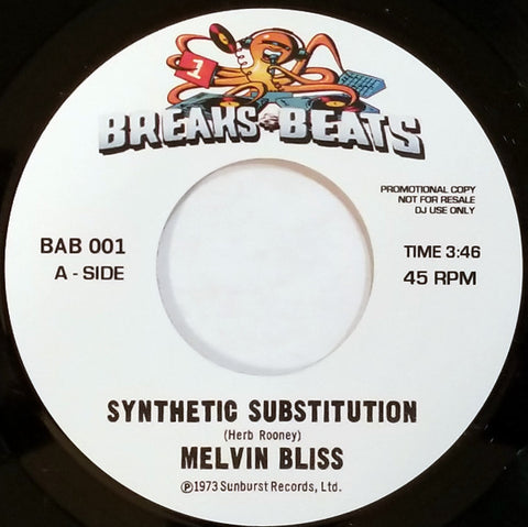 #998 Synthetic Substitution - Melvin Bliss / I Can't Help Myself - Sweet Daddy Floyd