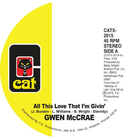 #638 All This Love That I'm Givin' / Maybe I'll Find Somebody New - Gwen McCrae