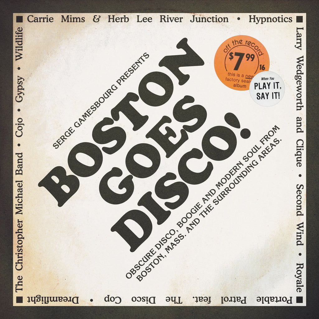#360 Serge Gamesbourg Presents Boston Goes Disco (Triple Vinyl Plus Bonus 45)