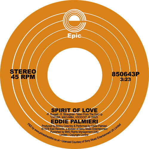 #395 Spirit Of Love / Lucumi,Macumba,Voodoo - Eddie Palmieri